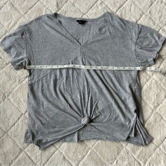 Urban Outfitters X Out From Under | Gray Knotted Tunic Top | Size Medium - Picture 13 of 14
